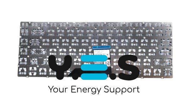 Клавіатура для ноутбука HP Envy 13-ad series — срібляста, без рамки, з підсвіткою клавіш (RUS)