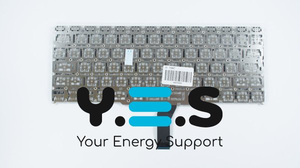 Клавіатура для ноутбука Apple MacBook Air A1370, A1465 (2011–2015), RU-розкладка, чорна, малий Enter