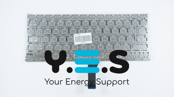 Клавіатура для ноутбука Apple MacBook Air A1369, A1466 (2011–2017), RUS-розкладка, чорна, малий Enter