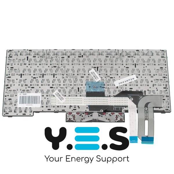 Клавіатура для ноутбука Lenovo ThinkPad E480 та L380 — чорна, RU-розкладка