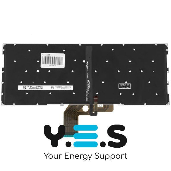 Клавіатура для ноутбука Xiaomi 13.3″ (Xiaomi) — срібляста, з підсвіткою клавіш, розкладка RU, Original