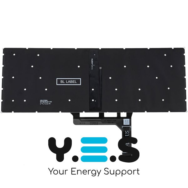 Клавіатура для ноутбука MSI GS65, RU-розкладка, темно-сіра, без рамки, з підсвіткою клавіш Original