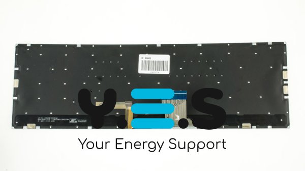 Клавіатура для ноутбука ASUS GL702VI — чорна, без рамки, розкладка RU, RGB-підсвітка клавіш