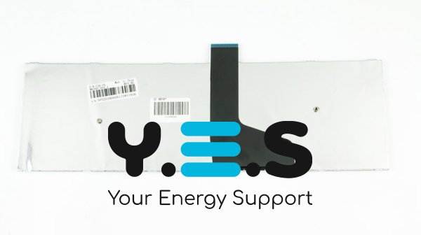 Клавіатура для ноутбука Toshiba Satellite C50, C50D, C55, C55D — біла chiclet, RU-розкладка