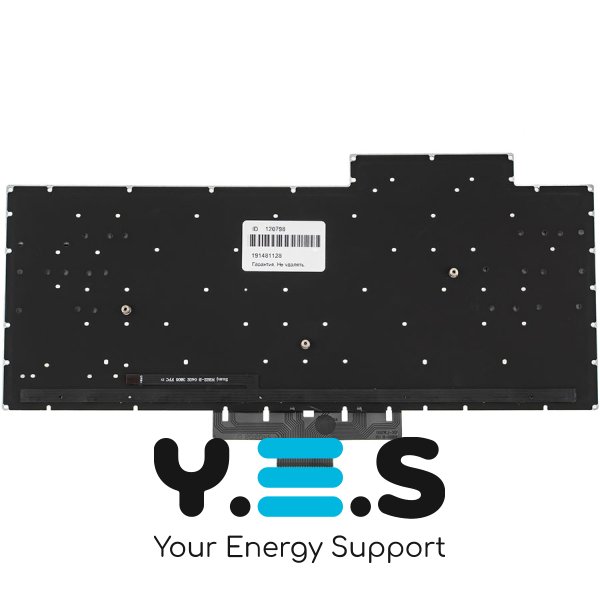 Клавіатура для ноутбука ASUS серії GU603H — чорна, без рамки, розкладка RU, RGB-підсвічування клавіш