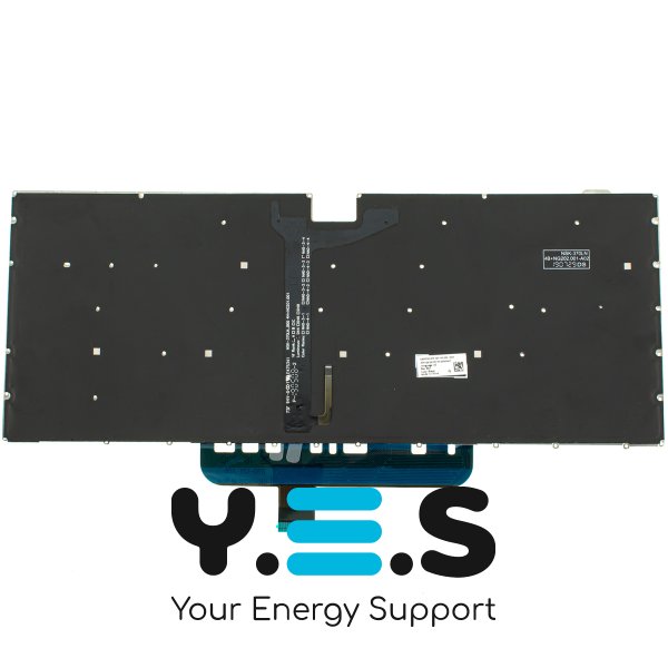 Клавіатура для ноутбука HUAWEI W29 series, чорна, без рамки, з підсвіткою клавіш, RU-розкладка