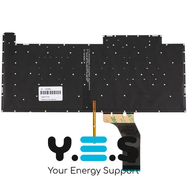 Клавіатура для ноутбука ASUS G531 series — українська розкладка, чорна, без рамки, RGB-підсвітка (8 pin) Original