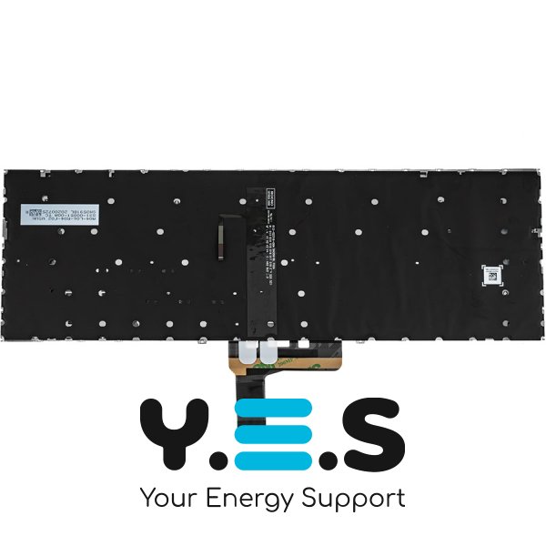 Клавіатура для ноутбуків ASUS UX425 series (UKR), чорна, без рамки, з підсвіткою клавіш