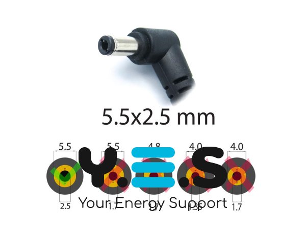 Адаптер живлення для ноутбуків ASUS 19V 7.1A 135W, роз’єм 5.5×2.5, без мережевого кабелю