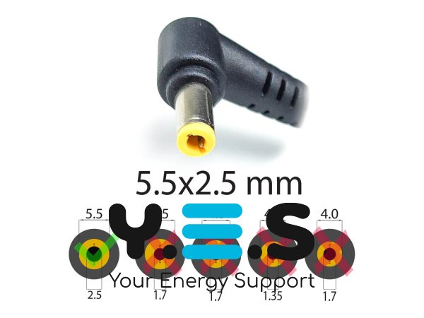 Адаптер живлення для ноутбуків ASUS 19V 4.74A 90W, штекер 5.5×2.5 мм, без мережевого кабелю