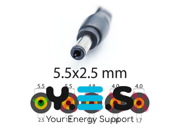 Адаптер живлення для ноутбуків Toshiba — 19V 4.74A 90W, штекер 5.5×2.5, без кабелю