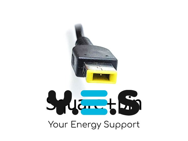 Адаптер живлення для ноутбуків Lenovo 20V 4.5A (90W), роз’єм Square + pin, без мережевого кабелю