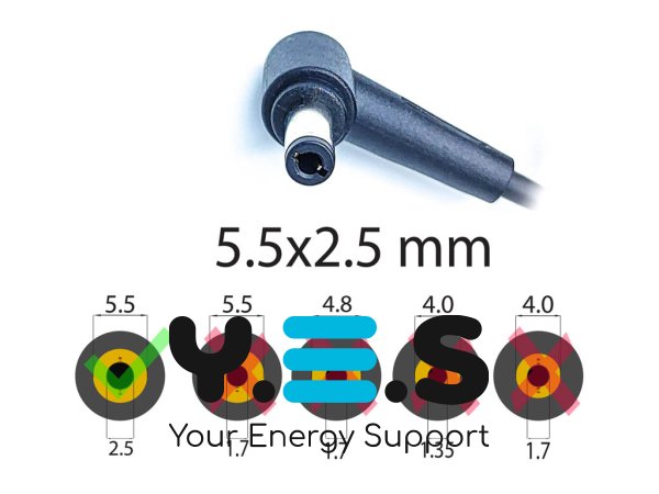 Блок живлення (адаптер) для ноутбуків ASUS 19V 4.74A 90W, штекер 5.5×2.5, квадратний, моделі ADP-90YD / EXA1202YH, без кабелю, Original