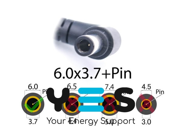 Адаптер живлення для ноутбуків ASUS — 20V 7.5A (150W), роз’єм 6.0×3.7, без кабелю