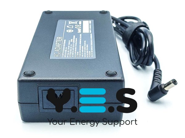 Адаптер живлення для ноутбуків ASUS 20V 12A 240W, штекер 6.0×3.7, без мережевого кабелю