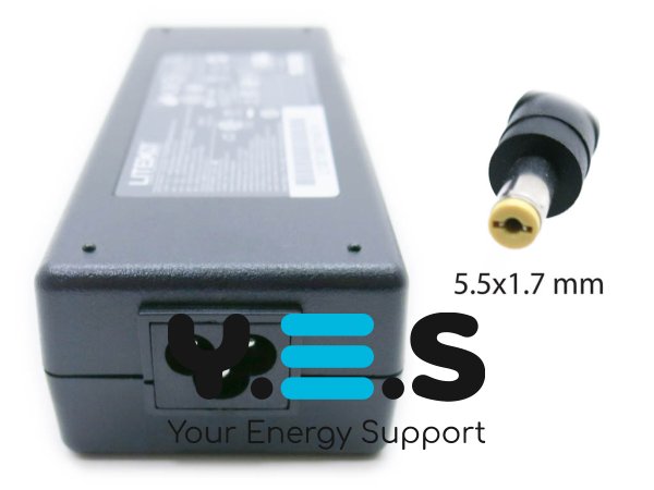 Блок живлення (адаптер) для ноутбуків Acer — 19V 6.32A 120W, роз’єм 5.5×1.7, без мережевого кабелю