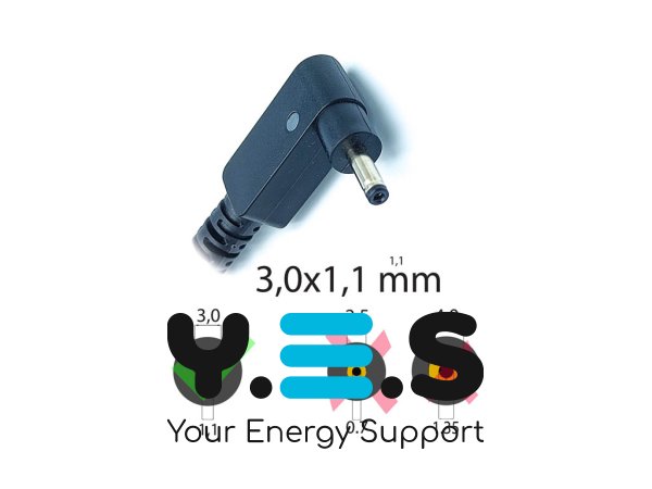 Блок живлення (адаптер) для ноутбуків Acer — 19V 2.37A 45W, конектор 3.0×1.1 мм Square