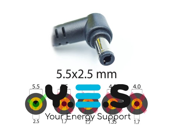 Мережевий адаптер живлення для ноутбуків Lenovo — 20V 3.25A 65W, штекер 5.5×2.5, без кабелю