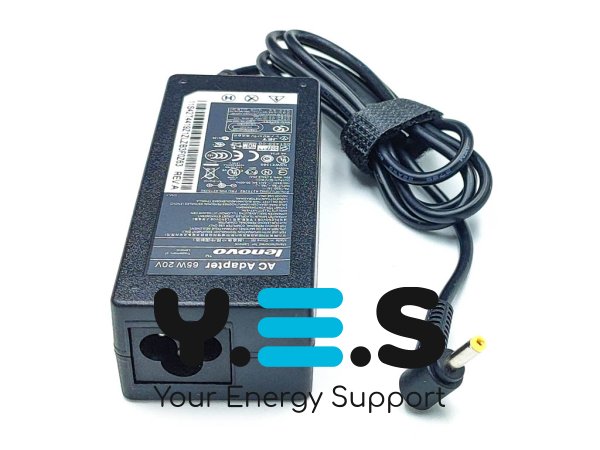 Адаптер живлення для ноутбуків Lenovo — 20V 3.25A, 65W, штекер 4.0×1.7, без мережевого кабелю