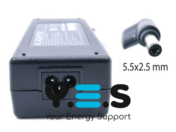 Адаптер живлення для ноутбуків Lenovo 19V 6.3A 120W, штекер 5.5×2.5 мм (без мережевого кабелю)