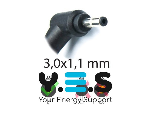 Адаптер живлення (блок) для ноутбуків Lenovo 20V 2.25A 45W, штекер 3.0×1.1, модель ADLX45DLC3A, без мережевого кабелю Original