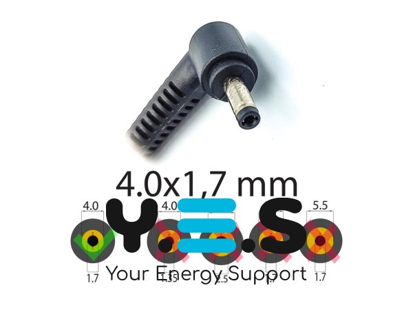 Зарядний адаптер живлення для ноутбуків Lenovo 20V 3.25A 65W, штекер 4.0×1.7 (квадратний), з мережевою вилкою