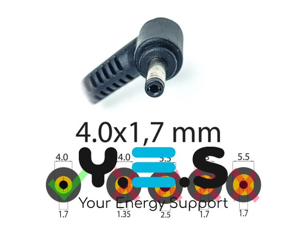 Блок живлення (зарядний адаптер) для ноутбуків Lenovo — 20V 2.25A 45W, роз’єм Square 4.0×1.7 мм