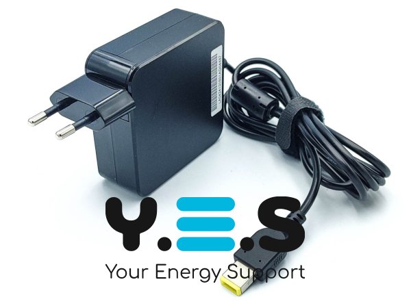 Адаптер живлення для ноутбуків Lenovo 20V 3.25A (65W) з квадратним роз’ємом Square+pin (Square)