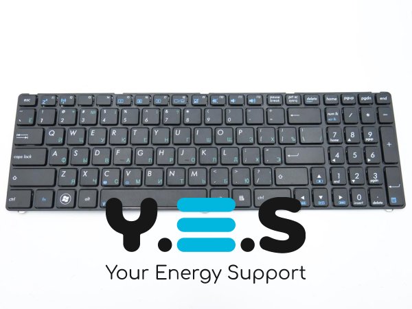 Клавіатура для ноутбуків ASUS K52/A52/X52/K53/A53/A72/K72/K73/G60/G51/G53/G73/UL50/F70 — чорна, розкладка RU