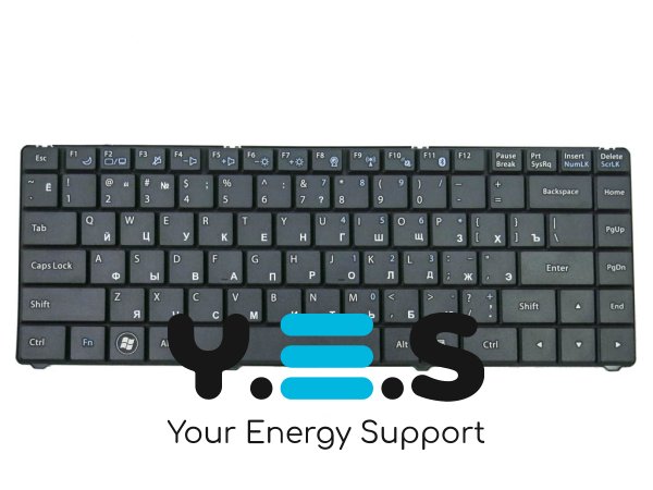 Клавіатура для ноутбука ASUS N20, чорна, розкладка RU (Black) Original