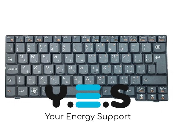 Клавіатура для Lenovo IdeaPad S10-2, S10-3C, S100C, S11 — чорна, розкладка RU (25-008441 / MP-08F53SU-686) Original