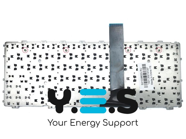 Клавіатура для ноутбуків ASUS EEE PC 1015P/1015PX/1015B/1015BX/1015PW/1015PE/1015PN/1018P/1018PB/X101/X101H/X101CH — чорна, розкладка RU, без рамки