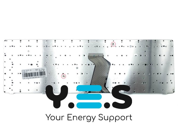 Клавіатура для ноутбука LENOVO IdeaPad Y570, Y770 — RU Black, сіра рамка