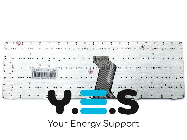 Клавіатура для ноутбуків LENOVO IdeaPad Z580 / G580 / G585 / Z580A / Z585 — RU Black, сіра рамка