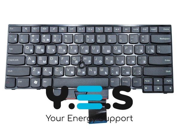 Клавіатура для ноутбуків Lenovo ThinkPad E430 / E330 / E335 / E430C / E435, чорна, розкладка RU