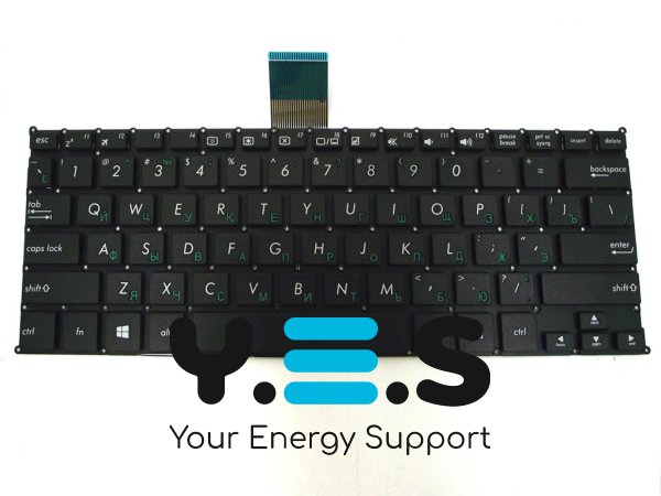 Клавіатура для ноутбуків ASUS F200 / R202 / X200 / X200MA / X200C / X200CA / X200LA, RU розкладка, чорна (90NB04U2-R31RU0)