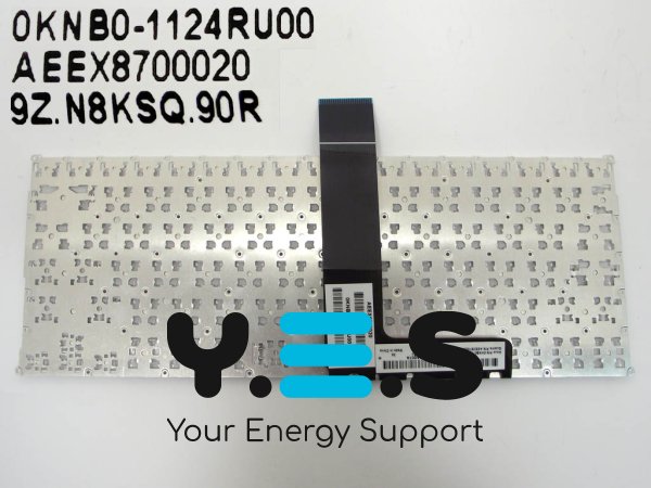 Клавіатура для ноутбука ASUS F200 / R202 / X200 / X200MA — біла, розкладка RU, без рамки