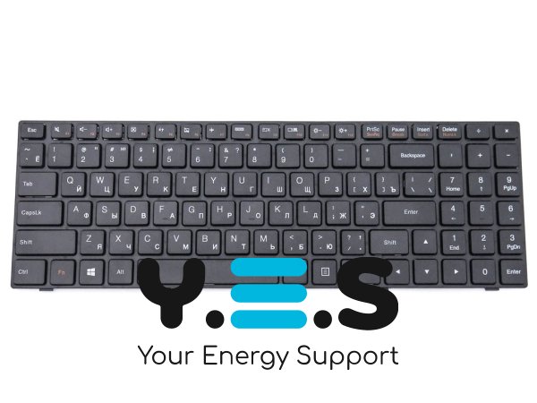 Клавіатура для ноутбука Lenovo IdeaPad 100-15IBY / 100-15IB / B50-10 — чорна, RU-розкладка