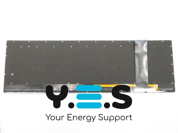 Клавіатура з підсвіткою для ASUS N550, N550J, N550JA, N550JK, N750, N750J, N750JK, N750JV — Silver, розкладка RU, без рамки, Original