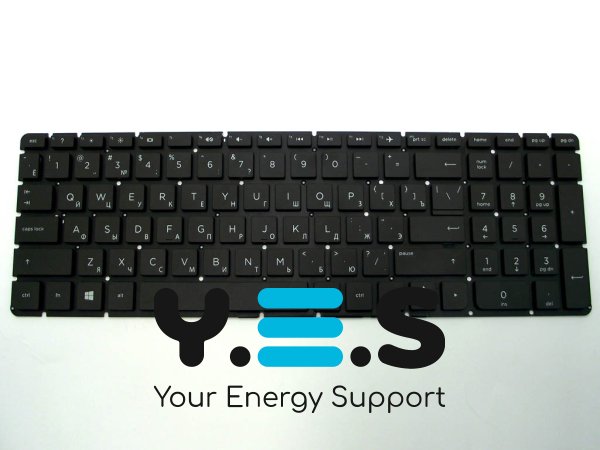 Клавіатура для ноутбуків HP Pavilion 15-AC/15-AF/15-AY та ProBook 250 G4/255 G4/250 G5/255 G5/256 G5 — чорна RU, без рамки