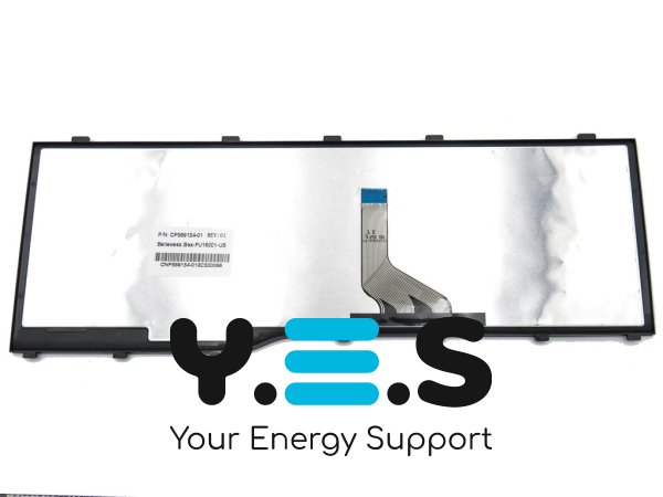 Клавіатура чорна з рамкою для Fujitsu Lifebook AH532, A532, N532, NH532 (RU)