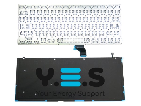 Клавіатура з підсвіткою для Apple MacBook Pro A1502 — ME864, ME866, MGX72, MGX92, MF839, MF841, MF843 (2013–2015), RU, малий Enter