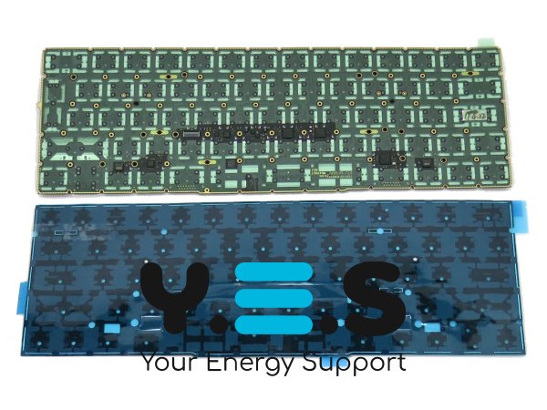 Клавіатура з підсвіткою для Apple MacBook Pro A1706, A1707 (2016, 2017) — RU-розкладка, великий Enter