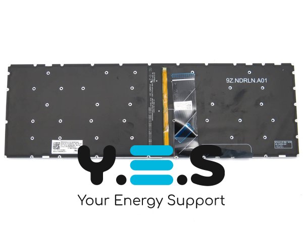 Клавіатура з підсвіткою для Lenovo IdeaPad 320-15 / 320-15ABR / 320-15IAP / 320-15AST / 320-15IKB / 320-15ISK / 330-15IKB / 330-15ICH / 330-15ICN / 330-15, RU, сіра (Gray)