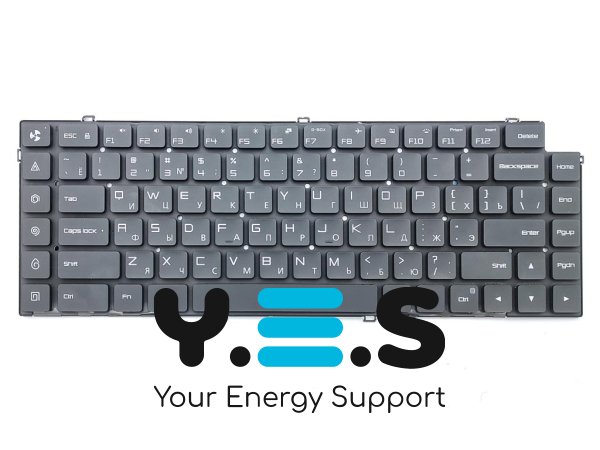 Клавіатура з RGB підсвіткою для ноутбука Xiaomi Mi Gaming 15.6" — AETMAU00110 / MIM17L9 / 171502-AA / XMG1902 / TM1801 (RU, Black)