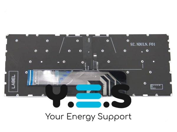 Клавіатура з підсвіткою для Lenovo YOGA 530-14 / 530-14ARR / 530-14IKB / FLEX6-14 / Air 14IKBR, RU, сіра (Gray)