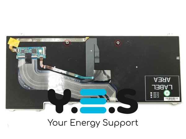 Клавіатура для Dell Latitude E5440 — RU чорна, з підсвіткою та поінтстиком