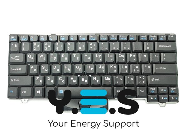 Клавіатура для ноутбуків Lenovo ThinkPad L510, L520, L410, SL410, SL510 — чорна, RU-розкладка