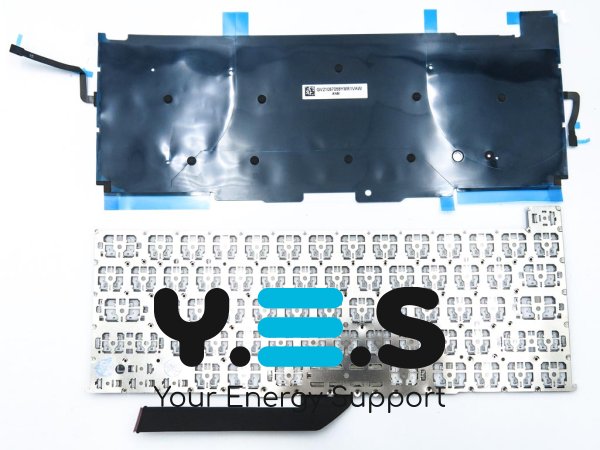 Клавіатура з підсвіткою для Apple MacBook Pro 16" A2141 (2020, 2021), RU-розкладка, Small Enter