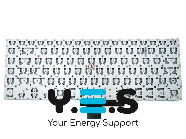 Клавіатура для ноутбуків ASUS X510, X510U, X510UA, X510UF, X510UQ, X510UN, X510UR, F510, F510UA, S510, S510U, A510U, K510U — RU розкладка, чорна, без рамки